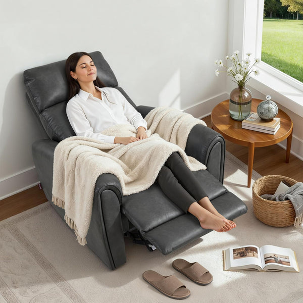 Power Small Recliner Chair with USB Charging & Lumbar Support