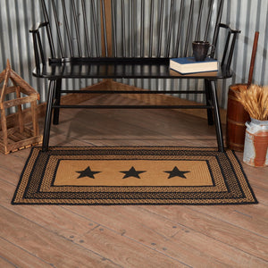 Braided Jute Cotton Area Rug with Floor Pad – 27x48 Rectangular