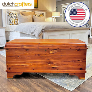 Solid Cedar Hope Chest with Lock & Key