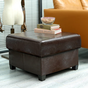 Foldable Storage Ottoman with Hidden Storage