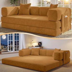 78.8" Convertible Futon Sofa Bed