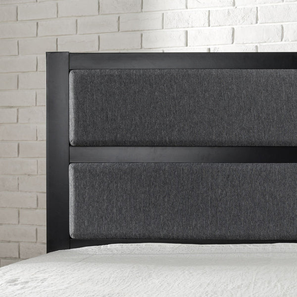 Metal Upholstered Headboard with Foam Padding