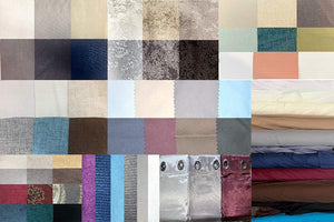 Fabric Swatches for Custom Curtains – 200+ Colors