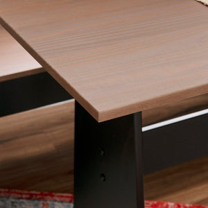 3-Piece Breakfast Nook Dining Set with Hidden Storage Benches