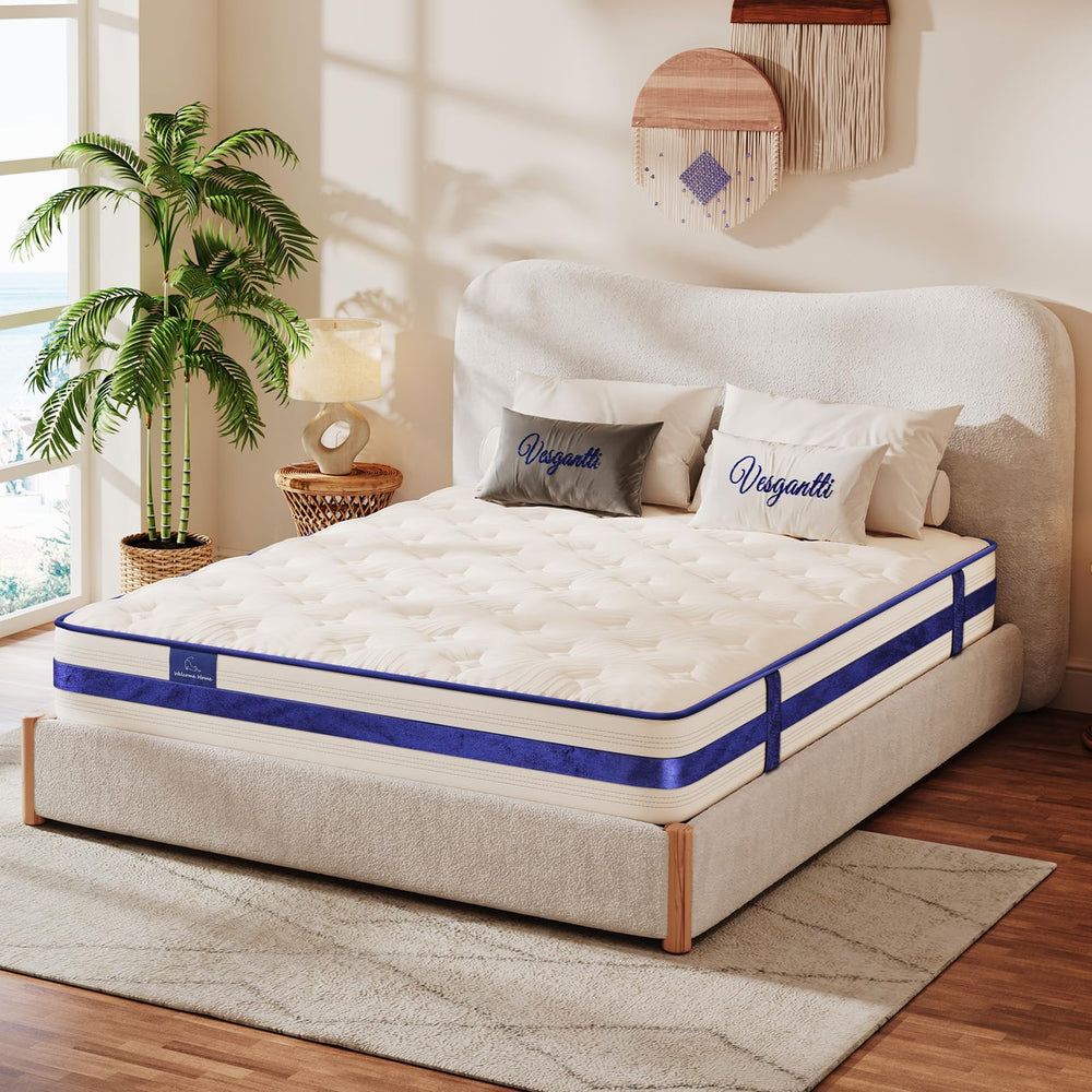 Hybrid Innerspring Mattress in a Box – Twin, Full, Queen, Twin XL
