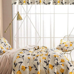 Floral Bed in a Bag Set – Yellow Fleur Botanical Tulips (12-Piece)