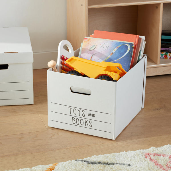 Corrugated Cardboard Filing Boxes with Lift-Off Lid