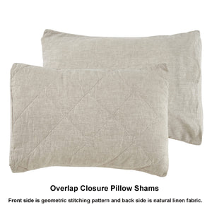 French Linen Quilt Set – 3 Piece Bedding Set
