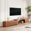 Extendable TV Stand with Storage Cabinet