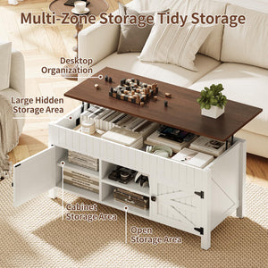 Lift Top Coffee Table with Storage