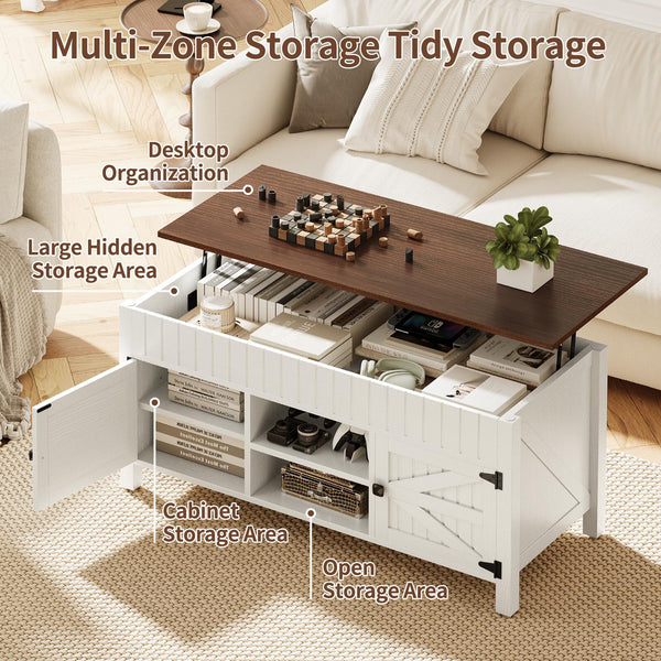 Lift Top Coffee Table with Storage