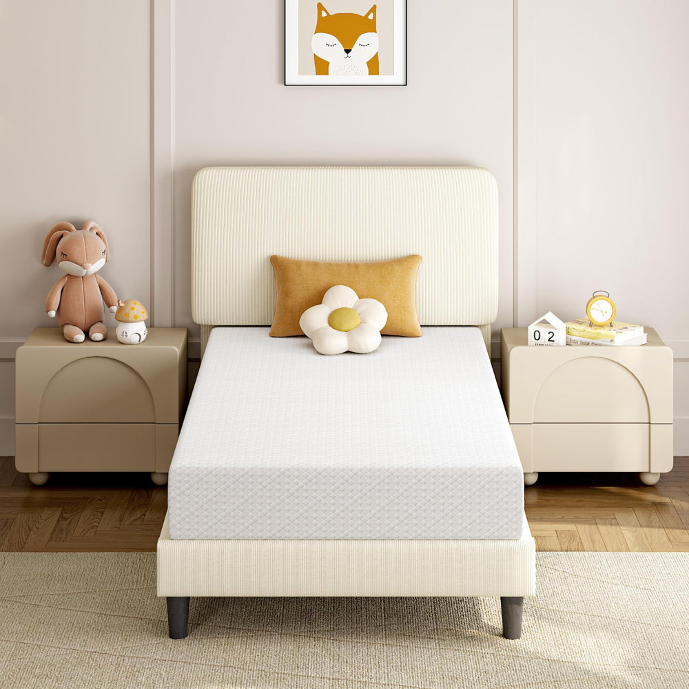 Gel Memory Foam Mattress | Green Tea Infused | CertiPUR-US | Twin, Full, Queen