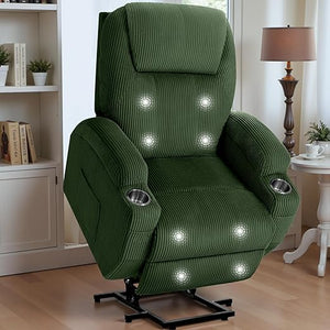 Power Lift Recliner Chair with Massage & Storage