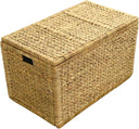 Wicker Storage Trunk with Lid