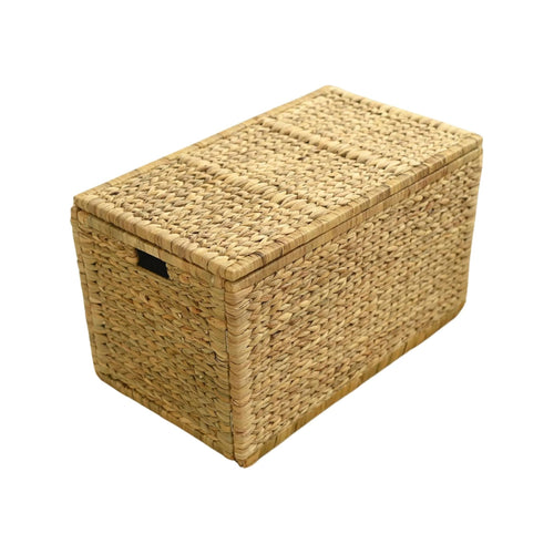 Wicker Storage Trunk with Lid