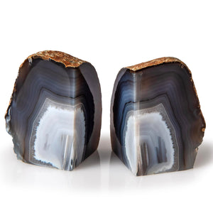 Polished Agate Bookends – Set of 2