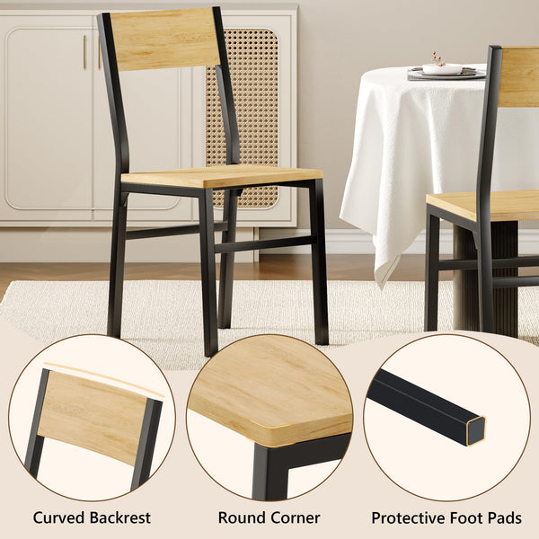 Dining Chairs and Benches Set of 4