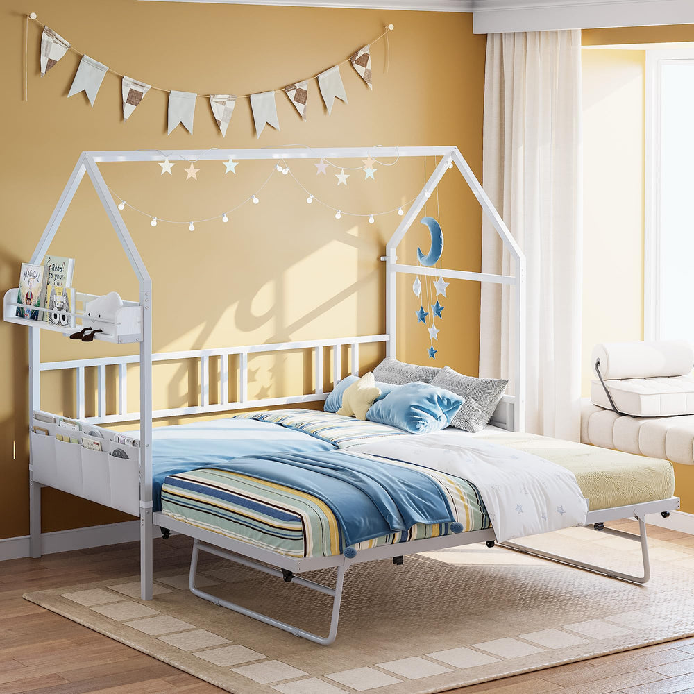 Twin Daybed with Trundle and Storage
