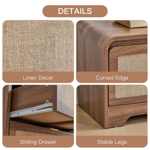 6-Drawer Dresser with Wide Storage Cabinet
