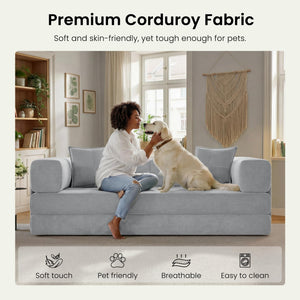 78.8" Convertible Futon Sofa Bed