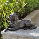 Sleeping Dog Garden Statue – Resin Outdoor Sculpture for Patio, Lawn & Yard