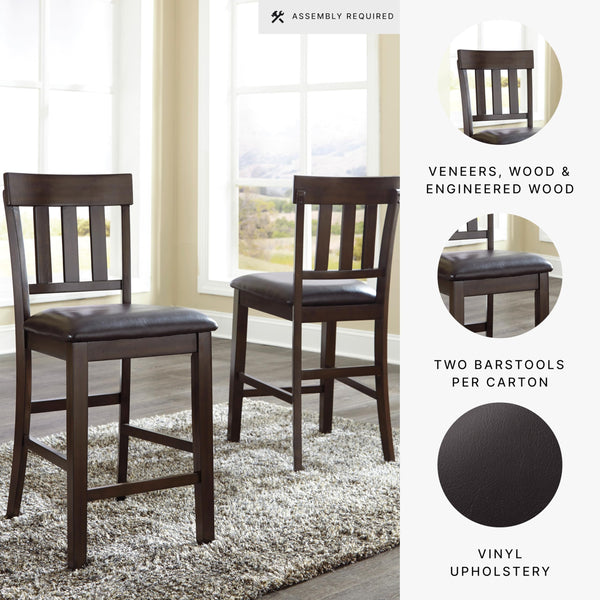 Upholstered Counter Height Bar Stool Set of 2