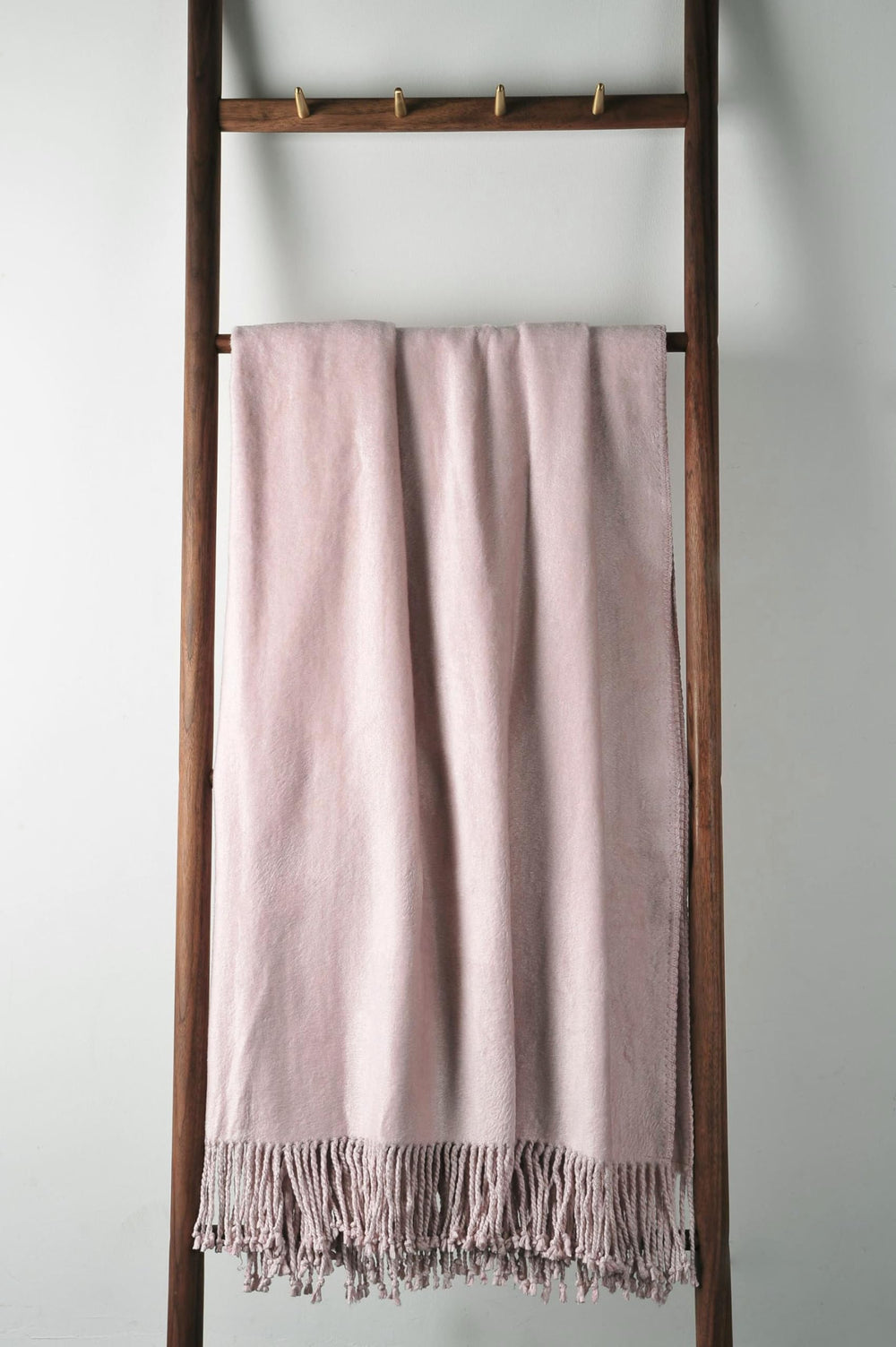 Fringed Mulberry Silk Throw Blanket