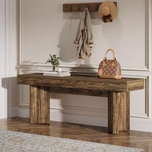 Farmhouse Entryway Bench 47"