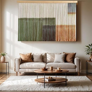 Extra Large Macrame Wall Hanging Dip-Dyed Tapestry