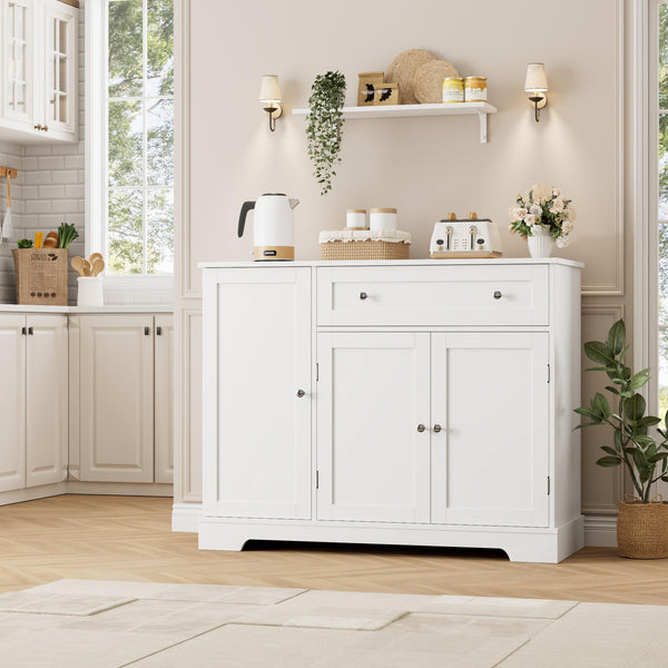 Buffet Cabinet with Storage & Adjustable Shelf