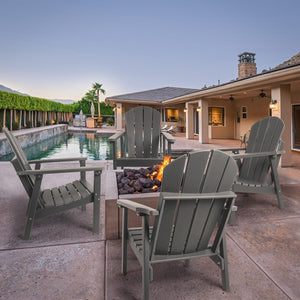 HDPE Adirondack Chair – Outdoor Patio Chair