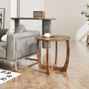 Mid-Century Modern Round End Table