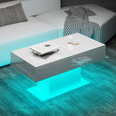 LED Coffee Table with 16-Color Lights