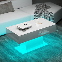 LED Coffee Table with 16-Color Lights