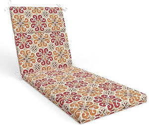 Outdoor Indoor Chaise Lounge Cushion – Weather & Fade Resistant, Multiple Colors