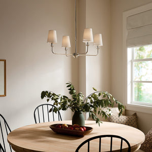 4-Light Mini Chandelier – Metal Ceiling Light Fixture