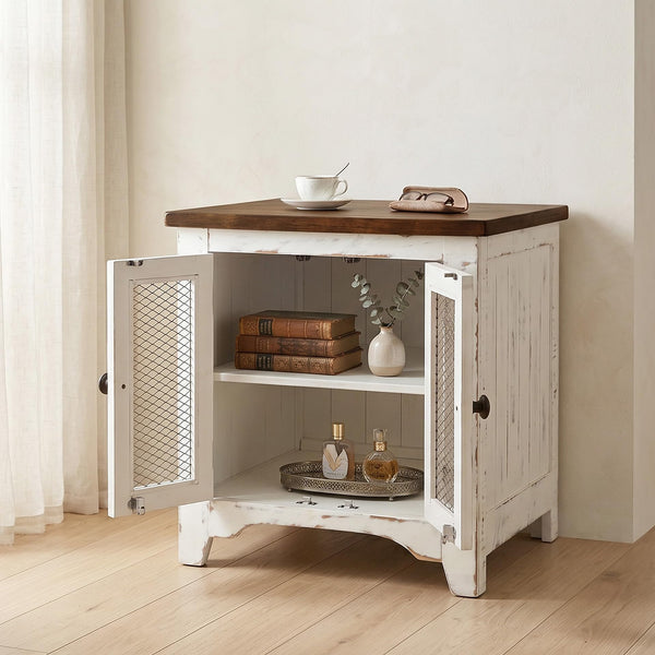 Wystfield Farmhouse End Table with Storage