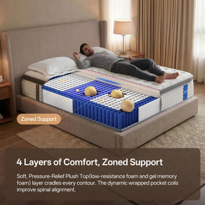12-Inch King Hybrid Mattress