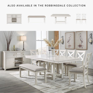 Extendable Farmhouse Dining Table with Removable Leaves – Seats 8