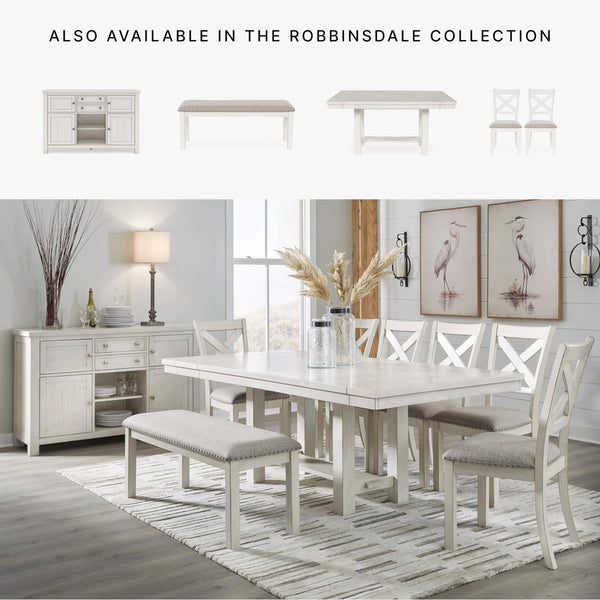 Extendable Farmhouse Dining Table with Removable Leaves – Seats 8