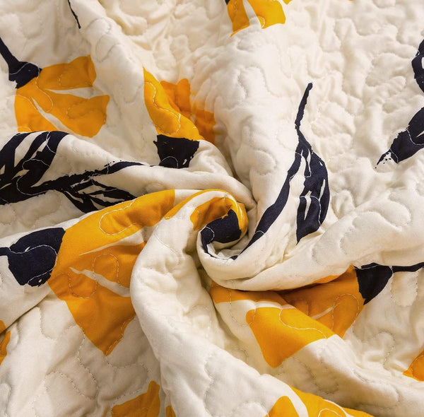 Floral Bed in a Bag Set – Yellow Fleur Botanical Tulips (12-Piece)
