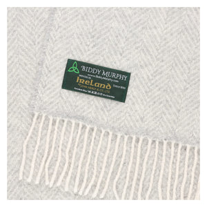 Merino Cashmere Wool Throw Blanket