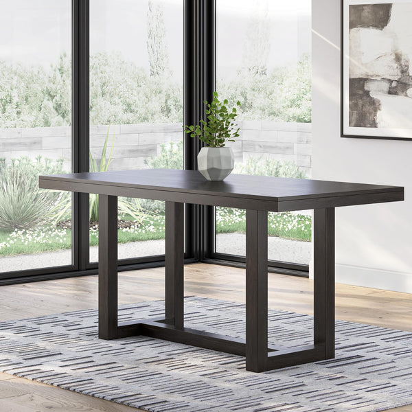 Counter Height Dining Table – Dark Brown