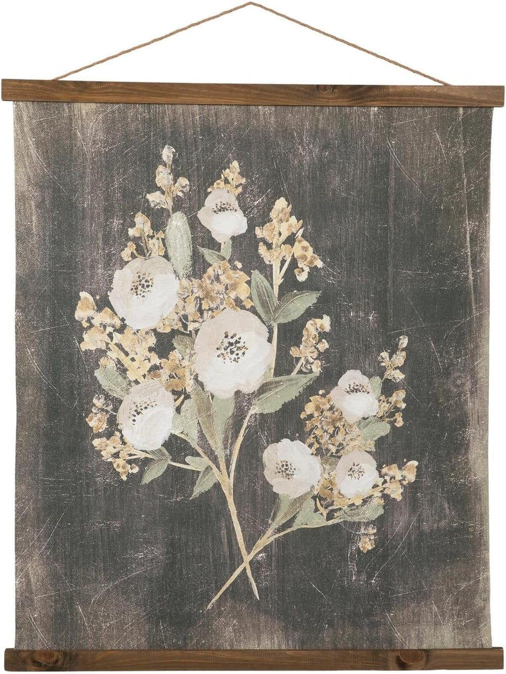 Vintage Floral Tapestry Canvas Wall Decor