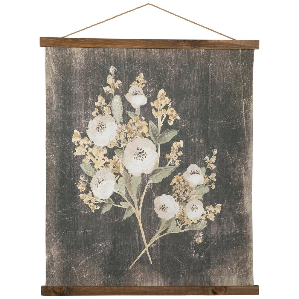 Vintage Floral Tapestry Canvas Wall Decor