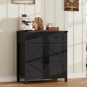 Farmhouse Buffet Sideboard Cabinet with Drawer