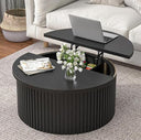 Round Lift Top Coffee Table with Storage
