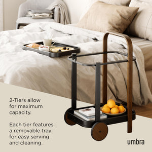 Two-Tier Bar & Serving Cart