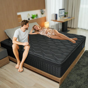 12 Inch Queen Hybrid Mattress – Memory Foam & Pocket Spring
