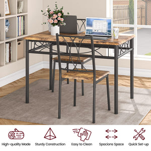 Dining Table Set for 4 with Chairs